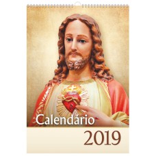 CALENDÁRIO DE PAREDE 2019 - FÉ E DEVOÇÃO