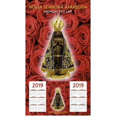 FOLHINHA NOSSA SENHORA APARECIDA 2019 - ROSAS