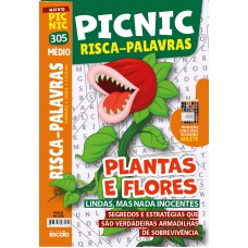 PICNIC RISCA-PALAVRAS - MÉDIO: 305 - PLANTAS E FLORES