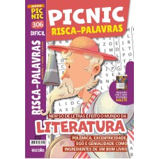 PICNIC RISCA-PALAVRAS - DIFÍCIL: 306 - LITERATURA