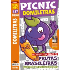 PICNIC DOMILETRAS - FRUTAS BRASILEIRAS - MÉDIO: 317