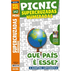 PICNIC SUPERCRUZADAS NUMERADAS - MÉDIO: 342 - QUE PAÍS É ESSE?