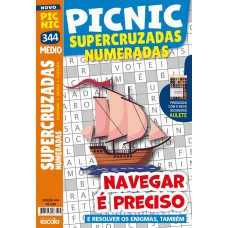 PICNIC SUPERCRUZADAS NUMERADAS - MÉDIO: 344 - NAVEGAR É PRECISO