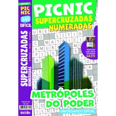 PICNIC SUPERCRUZADAS NUMERADAS - DIFÍCIL: 345 METRÓPOLE DO PODER