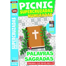 PICNIC SUPERCRUZADAS NUMERADAS - FÁCIL: 346 - PALAVRAS SAGRADAS