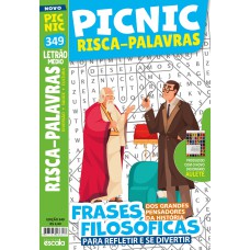 PICNIC RISCA- PALAVRAS LETRÃO - MÉDIO: 349 - FRASES FILOSÓFICAS