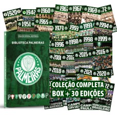 COLEÇÃO OFICIAL HISTÓRICO PALMEIRAS - BOX COMPLETO COM 30 PÔSTERES