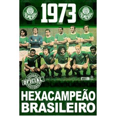 COLEÇÃO OFICIAL HISTÓRICA PALMEIRAS EDIÇÃO 10 - PÔSTER BRASILEIRO 1973