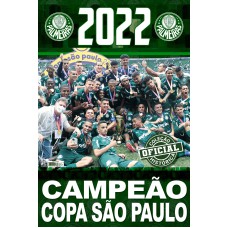 COLEÇÃO OFICIAL HISTÓRICA PALMEIRAS EDIÇÃO 28 - PÔSTER TAÇA SÃO PAULO 2022