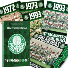 PALMEIRAS COLEÇÃO OFICIAL HISTÓRICA - 12 PÔSTERES + BOX PERSONALIZADO