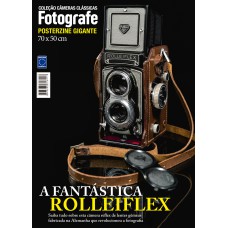 PÔSTER CÂMERAS CLÁSSICAS FOTOGRAFE - ROLLEIFLEX - ARTE A