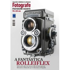 PÔSTER CÂMERAS CLÁSSICAS FOTOGRAFE - ROLLEIFLEX - ARTE B