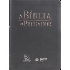 A Bíblia do Pregador - Capa Cinza - Versão Almeida RC (Revista e Corrigida) - Tamanho 8