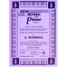 NOVO MÉTODO PARA PIANO - 5ª PARTE - TEÓRICO PRÁTICO E RECREATIVO