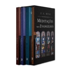 BOX: MEDITAÇÕES NOS EVANGELHOS - J. C. RYLE: 4 LIVROS: MATEUS, MARCOS, LUCAS E JOÃO