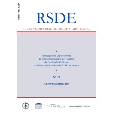 REVISTA SEMESTRAL DE DIREITO EMPRESARIAL Nº 21