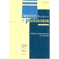 ARQUIVOS BRASILEIROS DE PSICOLOGIA - 1ª