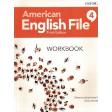 AMERICAN ENGLISH FILE 4 WORKBOOK - 3R ED.