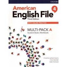 AMERICAN ENGLISH FILE 4A STUDENT BOOK/WORKBOOK MULTI-PACK A WITH ONLINE PRACTICE - 3RD ED.