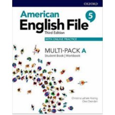 AMERICAN ENGLISH FILE 5 STUDENT BOOK/WORKBOOK MULTI-PACK A WITH ONLINE PRACTICE - 3RD ED.