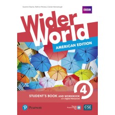 WIDER WORLD 4: AMERICAN EDITION - STUDENTS BOOK AND WORKBOOK WITH DIGITAL RESOURCES + ONLINE