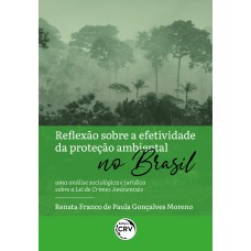 REFLEXÃO SOBRE A EFETIVIDADE DA PROTEÇÃO AMBIENTAL NO BRASIL: UMA ANÁLISE SOCIOLÓGICA E JURÍDICA SOBRE A LEI DE CRIMES AMBIENTAIS