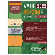 VADE MECUM RT 2022 - 2° SEMESTRE