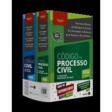 COMBO TN - CÓDIGO CIVIL E CÓDIGO PROCESSO CIVIL - 14ª EDIÇÃO 2022