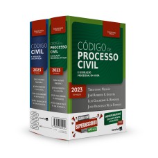 COMBO TN - CÓDIGO CIVIL E CÓDIGO PROCESSO CIVIL - 15ª EDIÇÃO 2023