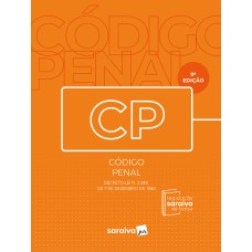 CODIGO PENAL - LEGISLAÇÃO SARAIVA DE BOLSO - 9ª EDIÇÃO 2024