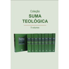 SUMA TEOLÓGICA - COLEÇÃO 9 VOLUMES - BILÍNGUE - CAPA DURA