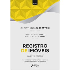 REGISTRO DE IMÓVEIS - 5ª ED - 2021