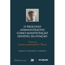 O PROCESSO ADMINISTRATIVO COMO MANIFESTAÇÃO SENSÍVEL DA FUNÇÃO: LIÇÕES DA HISTÓRIA CONSTITUCIONAL DO BRASIL