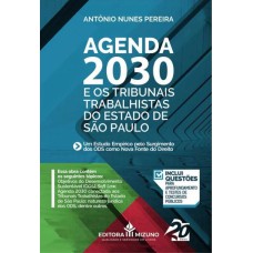 AGENDA 2030 E OS TRIBUNAIS TRABALHISTAS DO ESTADO DE SÃO PAULO