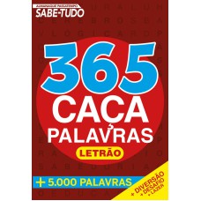 ALMANAQUE PASSATEMPO - SABE TUDO - 365 CAÇA PALAVRAS