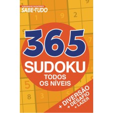 ALMANAQUE PASSATEMPO - SABE TUDO - 365 SUDOKU - TODOS OS NÍVEIS