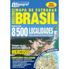 MAPA MAPOGRAF ESTRADAS BRASIL - 2022/2023