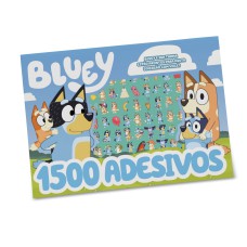 BLUEY PRANCHETA PARA COLORIR COM 1500 ADESIVOS