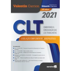 CLT - COMENTÁRIOS À CONSOLIDAÇÃO DAS LEIS DO TRABALHO