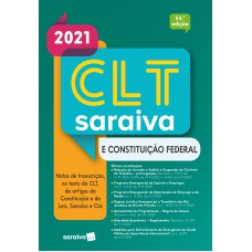 CLT SARAIVA E CONSTITUIÇÃO FEDERAL - TRADICIONAL