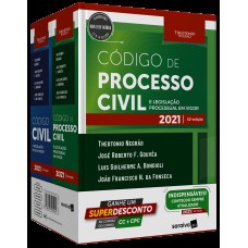 COMBO TN - CÓDIGO CIVIL E CÓDIGO PROCESSO CIVIL - 13ª EDIÇÃO 2021