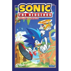 SONIC THE HEDGEHOG - VOLUME 1 - DEPOIS DA GUERRA ( ACOMPANHA PÔSTER E MARCADOR)