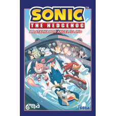 SONIC THE HEDGEHOG - VOLUME 3: A BATALHA POR ANGEL ISLAND - ( ACOMPANHA PÔSTER E MARCADOR)