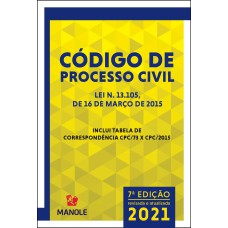 Novo código de processo civil - Mini: lei n. 13.105, de 16 de março de 2015