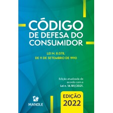 Código de defesa do consumidor: lei n. 8.078, de 11 de setembro de 1990