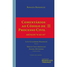 COMENTÁRIOS AO CÓDIGO DE PROCESSO CIVIL - VOLUME 2