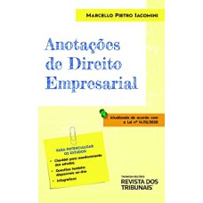 ANOTAÇÕES DE DIREITO EMPRESARIAL