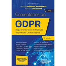 COMENTÁRIOS AO GDPR