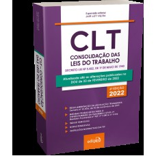 CLT - CONSOLIDAÇÃO DAS LEIS DO TRABALHO 2022 - MINI