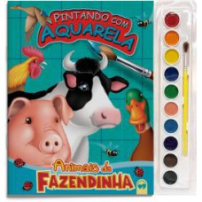 ANIMAIS DA FAZENDINHA - PINTANDO COM AQUARELA